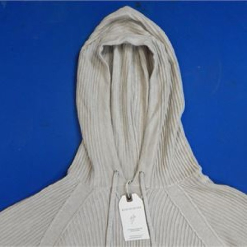 Men’s hooded ribbed sweater -NWT! $55